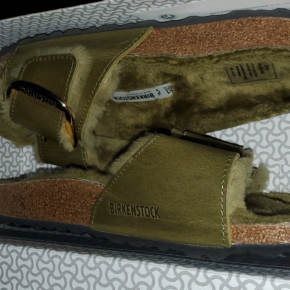 Arizona Mink Fur Birkenstock